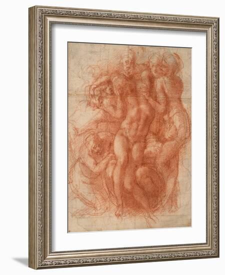 Lamentation, c.1530-Michelangelo Buonarroti-Framed Giclee Print