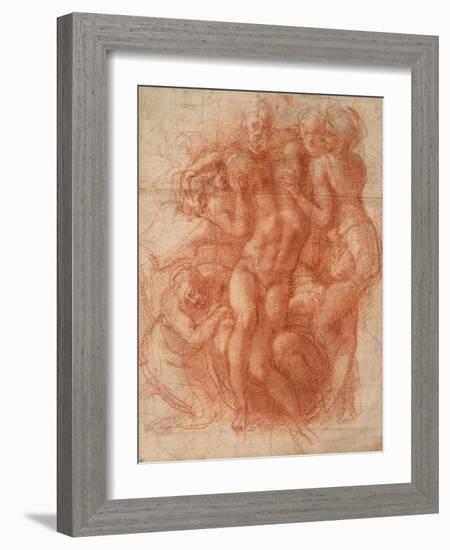 Lamentation, c.1530-Michelangelo Buonarroti-Framed Giclee Print