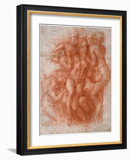 Lamentation, Ca 1530-Michelangelo Buonarroti-Framed Giclee Print