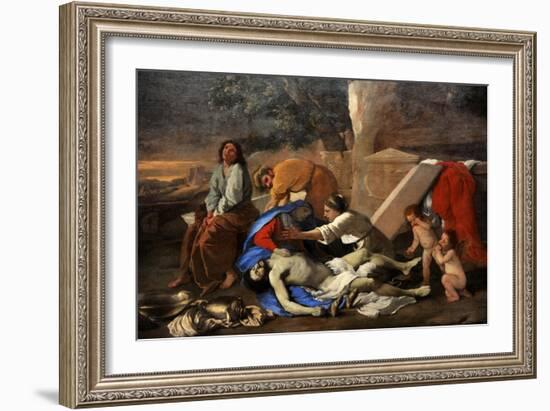 Lamentation of Christ, Ca.1627-Nicolas Poussin-Framed Giclee Print