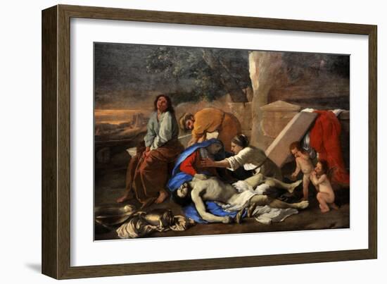 Lamentation of Christ, Ca.1627-Nicolas Poussin-Framed Giclee Print