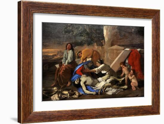 Lamentation of Christ, Ca.1627-Nicolas Poussin-Framed Giclee Print