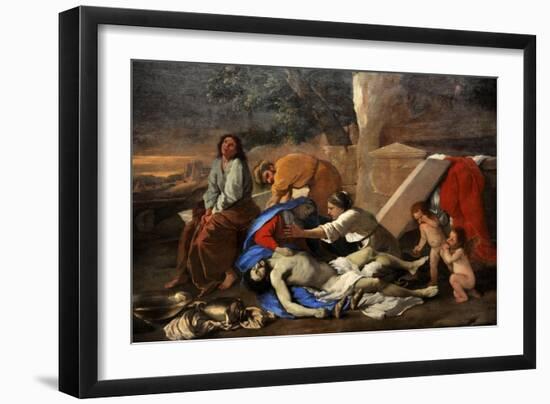 Lamentation of Christ, Ca.1627-Nicolas Poussin-Framed Giclee Print