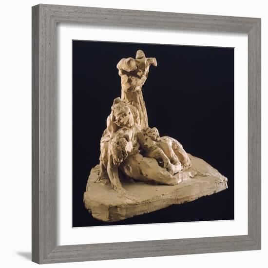 Lamentation of Christ-Antonio Canova-Framed Giclee Print