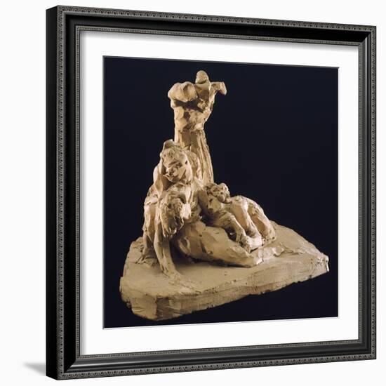 Lamentation of Christ-Antonio Canova-Framed Giclee Print