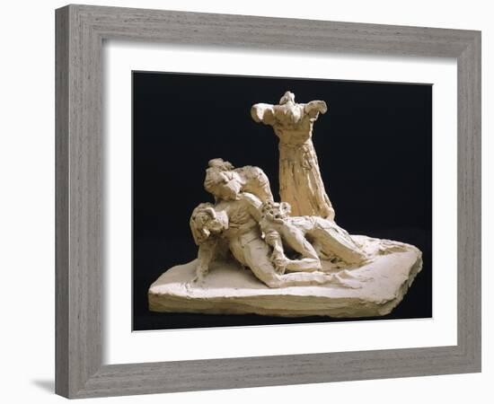 Lamentation of Christ-Antonio Canova-Framed Giclee Print