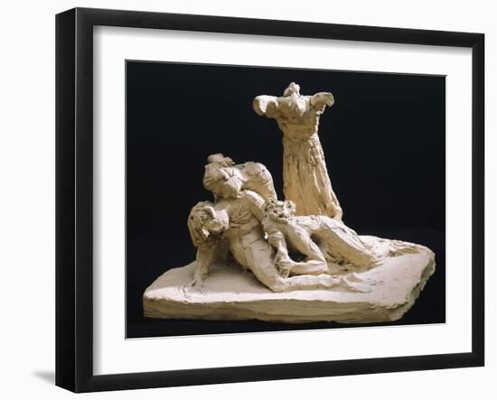 Lamentation of Christ-Antonio Canova-Framed Giclee Print