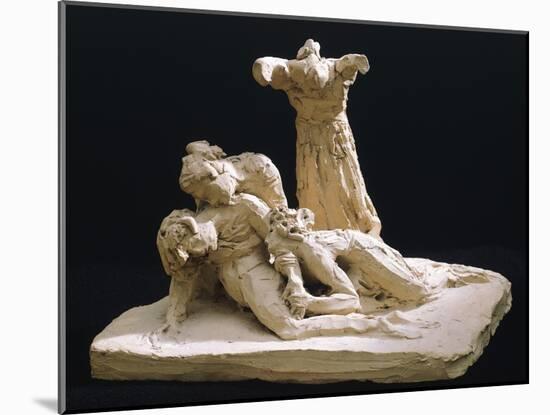 Lamentation of Christ-Antonio Canova-Mounted Giclee Print