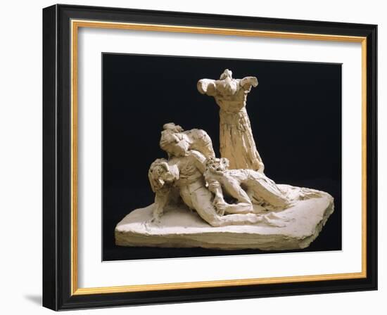 Lamentation of Christ-Antonio Canova-Framed Giclee Print