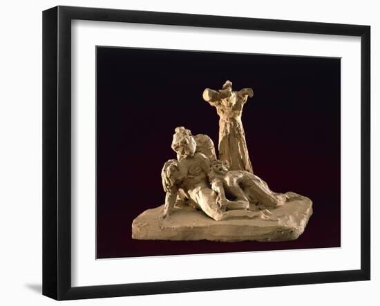 Lamentation of Christ-Antonio Canova-Framed Giclee Print