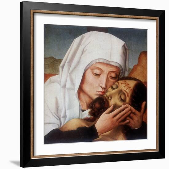 Lamentation over Christ, Early 16th Century-Gerard David-Framed Giclee Print