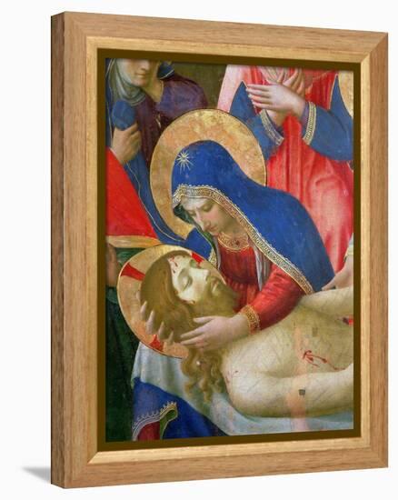 Lamentation over the Dead Christ, 1436-41 (Detail)-Fra Angelico-Framed Premier Image Canvas