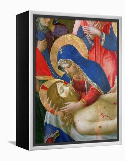 Lamentation over the Dead Christ, 1436-41 (Detail)-Fra Angelico-Framed Premier Image Canvas