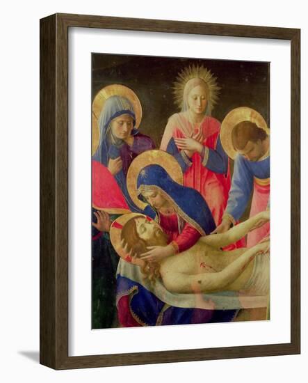 Lamentation over the Dead Christ, 1436-41-Fra Angelico-Framed Giclee Print