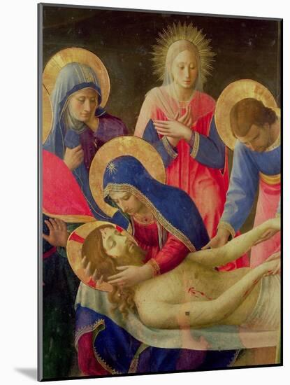 Lamentation over the Dead Christ, 1436-41-Fra Angelico-Mounted Giclee Print