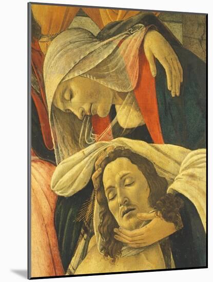 Lamentation over the Dead Christ, C.1490-1500-Sandro Botticelli-Mounted Giclee Print