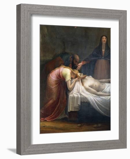 Lamentation over the Dead Christ, Detail, 1798-99-Antonio Canova-Framed Giclee Print