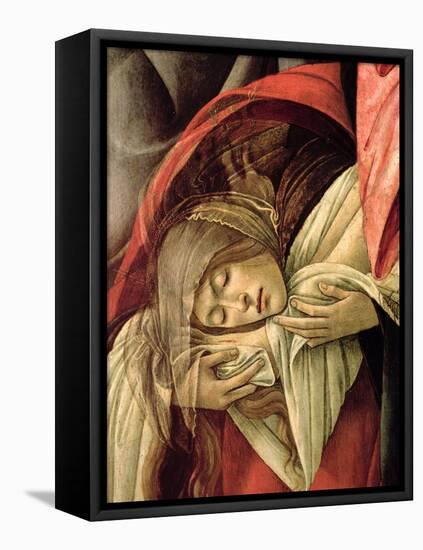 Lamentation over the Dead Christ, Detail of Mary Magdalene, 1490-1500-Sandro Botticelli-Framed Premier Image Canvas
