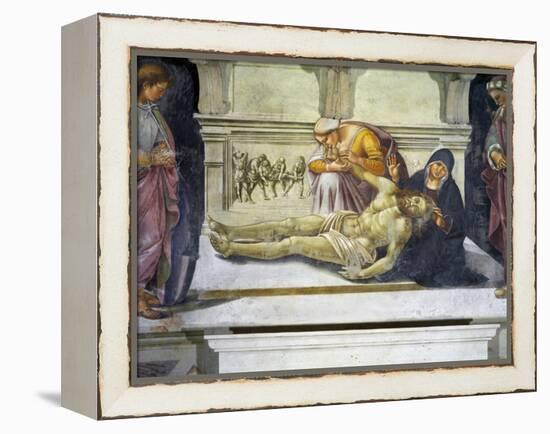 Lamentation over the Dead Christ-Luca Signorelli-Framed Premier Image Canvas