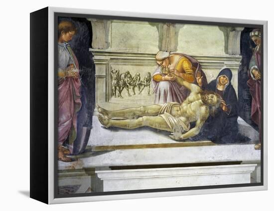 Lamentation over the Dead Christ-Luca Signorelli-Framed Premier Image Canvas