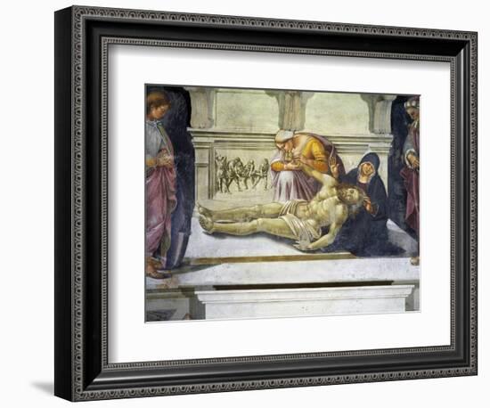 Lamentation over the Dead Christ-Luca Signorelli-Framed Giclee Print