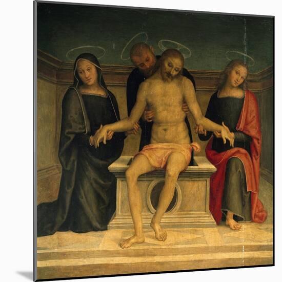 Lamentation over the Dead Christ-Perugino-Mounted Giclee Print