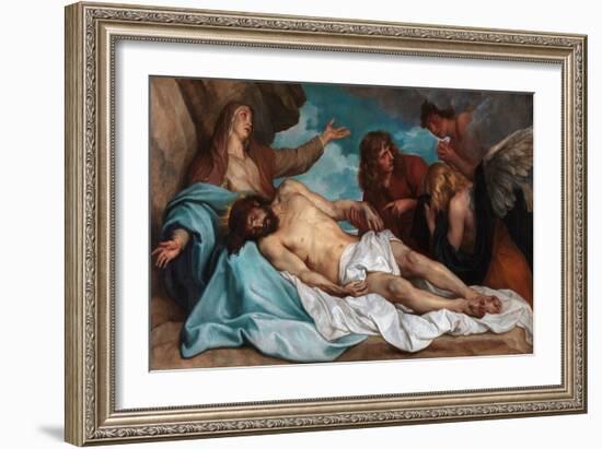 Lamentation Sur Le Corps Du Christ - the Lamentation over Christ, by Dyck, Sir Anthony Van (1599-16-Anthony Van Dyck-Framed Giclee Print