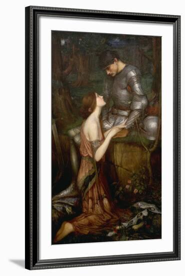 Lamia-John William Waterhouse-Framed Art Print