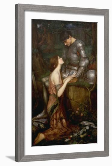 Lamia-John William Waterhouse-Framed Art Print