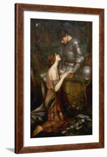 Lamia-John William Waterhouse-Framed Art Print