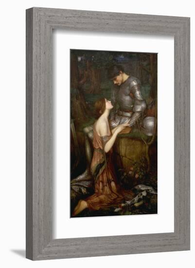 Lamia-John William Waterhouse-Framed Art Print