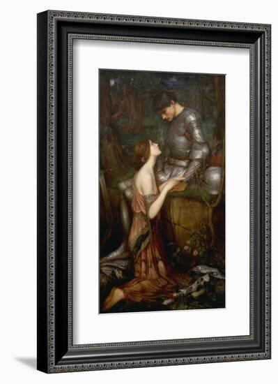 Lamia-John William Waterhouse-Framed Art Print