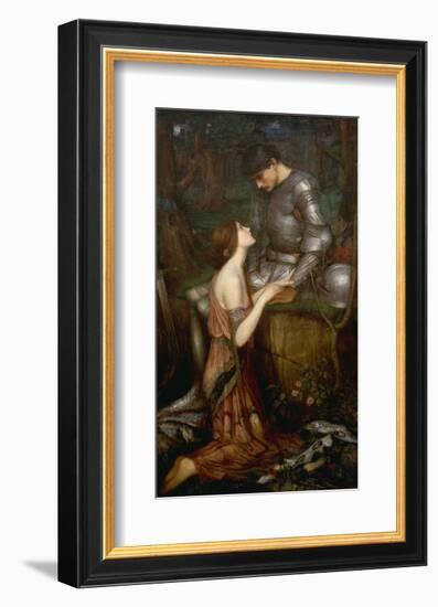 Lamia-John William Waterhouse-Framed Art Print