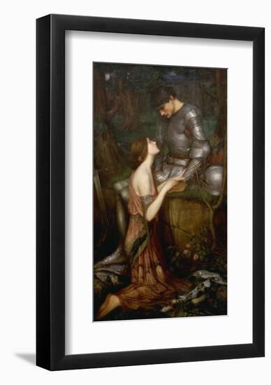 Lamia-John William Waterhouse-Framed Art Print