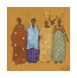 Dogon Village II-Lamiel-Mounted Art Print