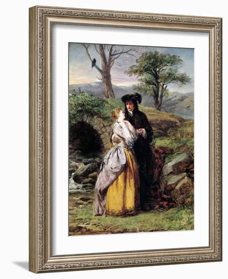 Lammermoor's Fiancee, Inspired by Gaetano Donizetti's Opera (Painting, 1878)-William Powell Frith-Framed Giclee Print