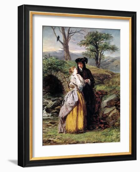 Lammermoor's Fiancee, Inspired by Gaetano Donizetti's Opera (Painting, 1878)-William Powell Frith-Framed Giclee Print