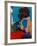 Lamp-Brown V-Romare Bearden-Framed Art Print