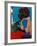 Lamp-Brown V-Romare Bearden-Framed Art Print