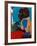 Lamp-Brown V-Romare Bearden-Framed Art Print