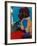 Lamp-Brown V-Romare Bearden-Framed Art Print