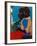 Lamp-Brown V-Romare Bearden-Framed Art Print