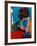 Lamp-Brown V-Romare Bearden-Framed Art Print