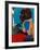 Lamp-Brown V-Romare Bearden-Framed Art Print