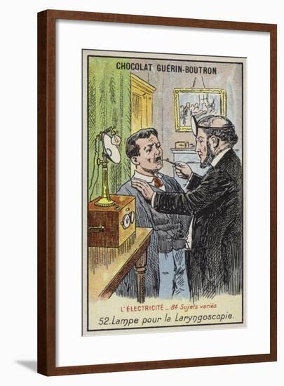 Lamp for Performing a Laryngoscopy-null-Framed Giclee Print