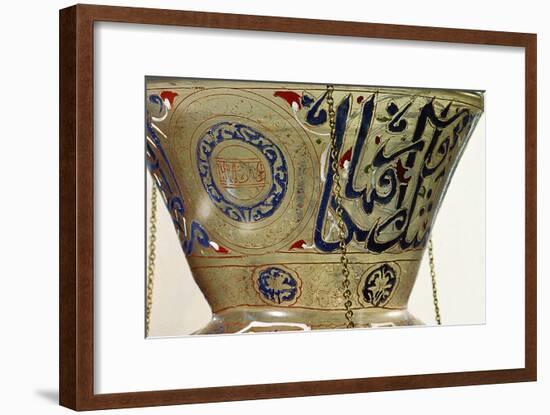 Lamp, from the Mosque of Sultan Hasan, Cairo-Islamic School-Framed Giclee Print