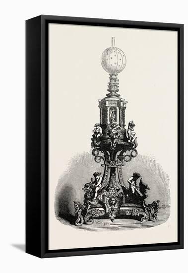 Lamp in Gold and Silver, 1851-null-Framed Premier Image Canvas