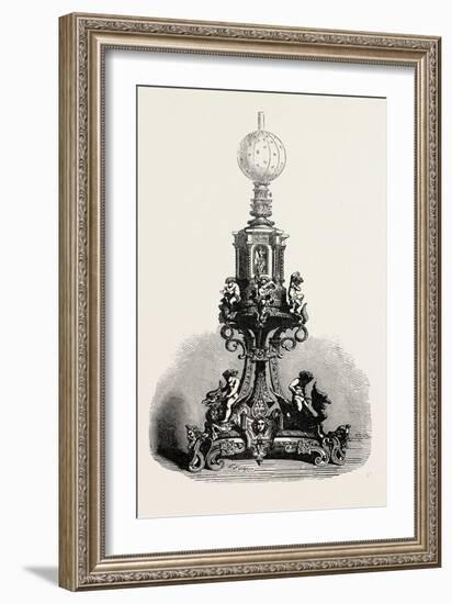 Lamp in Gold and Silver, 1851-null-Framed Giclee Print