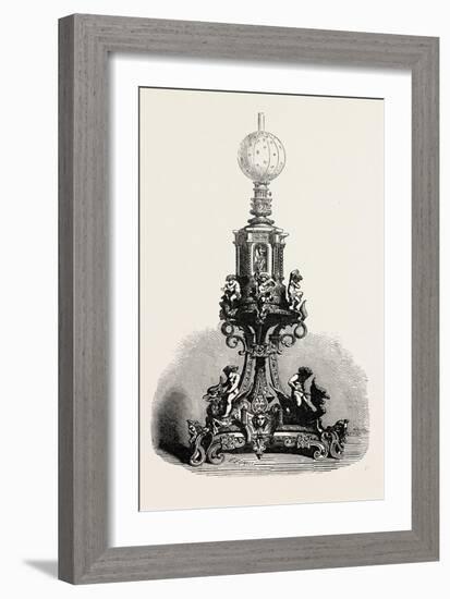 Lamp in Gold and Silver, 1851-null-Framed Giclee Print