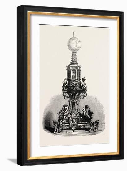 Lamp in Gold and Silver, 1851-null-Framed Giclee Print